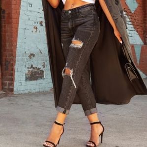 Distressed O.G. High Rise Jeans